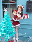 画像1: 【即日発送】【クリスマスコスプレ8点セット】【Malymoon/マリームーン】チェック柄サンタクロース【フリーサイズ/1カラー】[YMT] (1)
