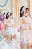画像13: 【即日発送】ハーネスポップギンガムチェックメイド【マリームーン】【ハロウィンコスプレ8点セット】【フリーサイズ/3カラー】[YMT] (13)