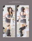 グレー モデル：身長：166cm　着用サイズ：Fサイズ