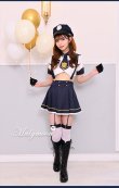 画像3: 【即日発送】犬のおまわりさんコスプレ/プリーツ【マリームーン】【ハロウィンコスプレ10点セット】【フリーサイズ/1カラー】[HC02] (3)