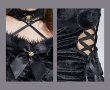 ブラック　モデル身長：166cm　着用サイズ：Fサイズ