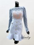 画像26: 【Andy ANDY Fashion Press 07 COLLECTION 02】シアー/ フリルデザイン/ 長袖/ロングスリーブ/ タイト/ ミニドレス/ キャバドレス[OF05] (26)