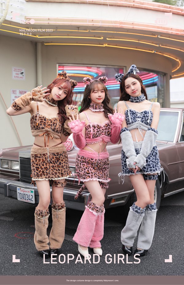 画像17: 【即日発送】ふわもこレオパード【マリームーン】【ハロウィンコスプレ8点セット】【フリーサイズ/3カラー】[HC03] (17)