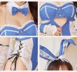 画像16: 【即日発送】サイドレースデニムバニーボディスーツ3TYPE【マリームーン】【ハロウィンコスプレ9-10点セット】【フリーサイズ/3type】[HC03] (16)