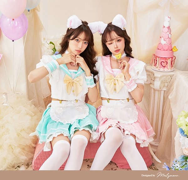 画像3: 【即日発送】キャンディテールセーラーキャット【マリームーン】【ハロウィンコスプレ9点セット】【フリーサイズ/3カラー】[HC03] (3)
