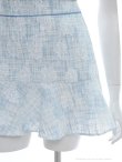画像6: XSサイズあり【an /アン】襟付き/ フロントジップ/ フラワーレース/ ノースリーブ/ 裾フリル/ フレア/ セットアップ/ ミニドレス/ キャバドレス[OF05] (6)