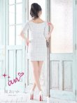 画像22: XSサイズあり【an /アン】 ストレッチ/ ツイード/ アンサンブル/ リボン/ 半袖/ 袖あり/ バストシアー/ タイト/ ミニドレス/ キャバドレス[OF05] (22)