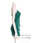 画像4: XSサイズあり【Andy GLAMOROUS/アンディグラマラス】ラメニット/ ストレッチ/ ビジューストラップ/ キャミソール/ タイト/ ミニドレス/ キャバドレス[OF05] (4)