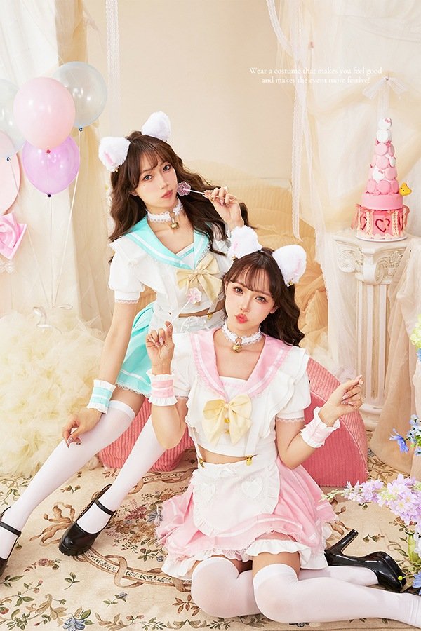 画像5: 【即日発送】キャンディテールセーラーキャット【マリームーン】【ハロウィンコスプレ9点セット】【フリーサイズ/3カラー】[HC03] (5)