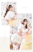 ホワイト　モデル身長：166cm　着用サイズ：Fサイズ