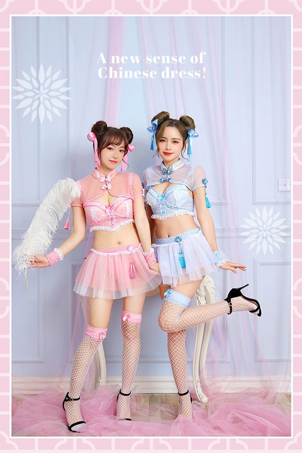 画像5: 【即日発送】フェミニンチャイナドレス《ハロウィンコスプレ8点セット》【Dreamy Doll/ドリーミードール】[HC03] (5)