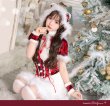 画像3: 【即日発送】【クリスマスコスプレ7点セット】【Malymoon/マリームーン】レースアップ猫耳チェックサンタ【フリーサイズ/1カラー】[HC03] (3)