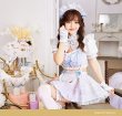 画像2: 【即日発送】千鳥柄クラシカルレディメイド【マリームーン】【ハロウィンコスプレ8点セット】【フリーサイズ/2カラー】[YMT] (2)