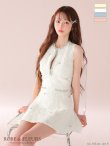 ホワイト　モデル：るい　身長：161cm　着用サイズ：Sサイズ