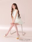 ホワイト　モデル：るい　身長：161cm　着用サイズ：Sサイズ