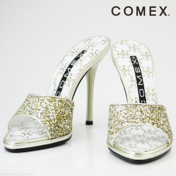 画像3: 【COMEX】３カラー☆グリッターラメミュールサンダル☆10.5cm[OF02] (3)