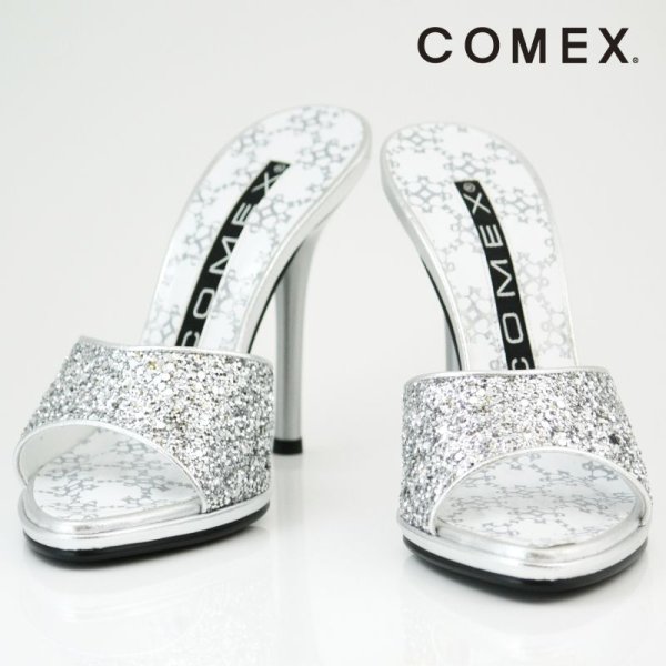 画像4: 【COMEX】３カラー☆グリッターラメミュールサンダル☆10.5cm[OF02] (4)