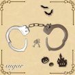 画像7: 【即日発送】【ハロウィンコスプレ小物】カギ付き手錠【1サイズ/2カラー】[HC02] (7)