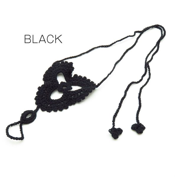 画像4: 【即日発送】【ビキニ】【Freeサイズ/1カラー】ビーチにぴったり☆編みこみフットアクセ (4)