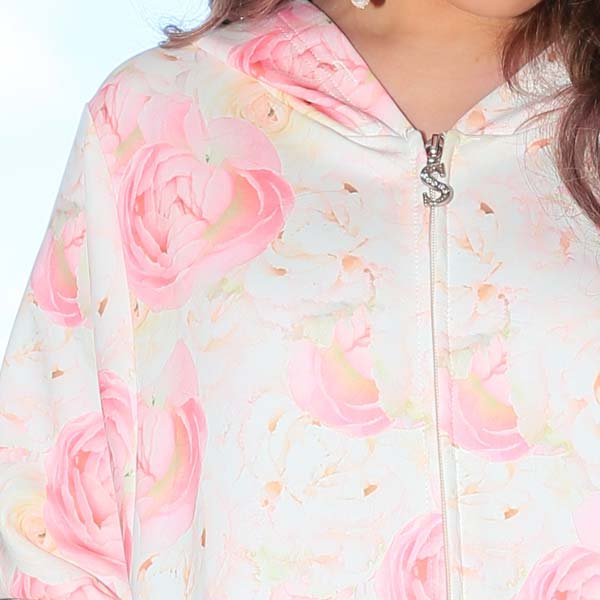 画像5: 【小物SALE】SALE！【ルームウェア】メニーフラワーセットアップ[HC02] (5)