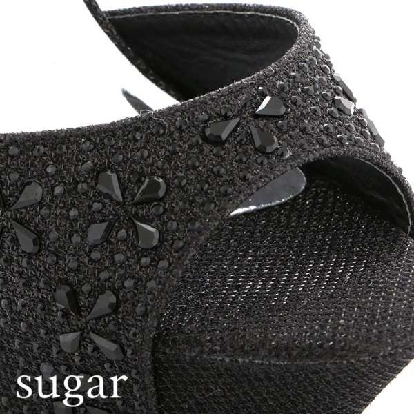 画像14: ☆再入荷☆輝くビジューがぎっしり敷き詰められたRichな優秀サンダル☆[OF02] (14)