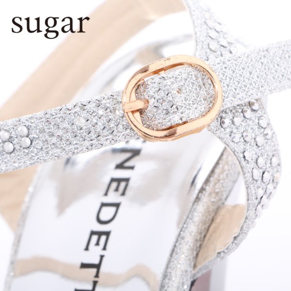 画像8: ☆再入荷☆輝くビジューがぎっしり敷き詰められたRichな優秀サンダル☆[OF02] (8)