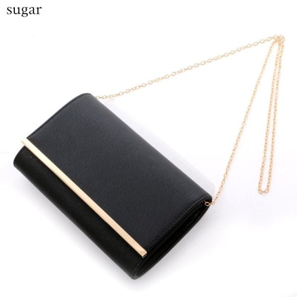 画像4: ☆NEWカラー追加!!☆【2color】ヘビロテ間違いナシ！シンプルでモードな2wayパーティバッグ☆ (4)