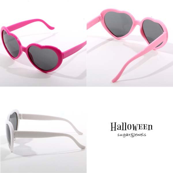 画像3: 【ハロウィンコスプレ/小物】ハートサングラス/3カラー(jSB1609)[HC03] (3)