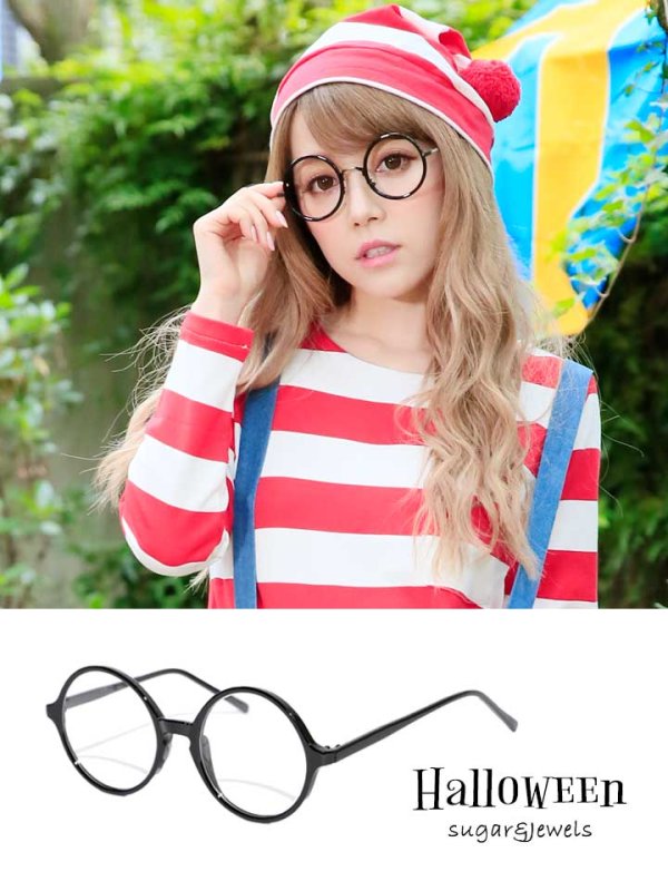 画像4: 【ハロウィンコスプレ/小物】ラウンドタイプ伊達メガネ[HC02] (4)