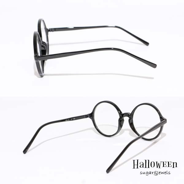 画像2: 【ハロウィンコスプレ/小物】ラウンドタイプ伊達メガネ[HC02] (2)