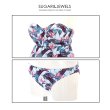 画像11: SALE！【ビキニ】【水着】ボタニカル柄ペプラムビスチェビキニ[YMT] (11)