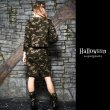 画像4: 【ハロウィン3点セット】カモフラージュ柄ジャケット＆スカート☆アーミーコスプレセット（IN-army）[YMT] (4)