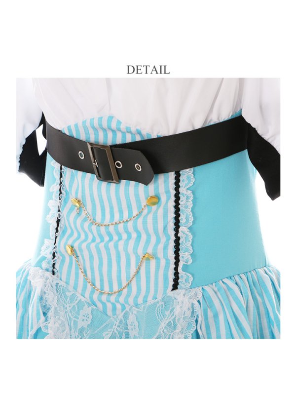 画像12: 【即日発送】【ハロウィン】メイドコスプレ4点セット（293 / STEE01）[HC03] (12)