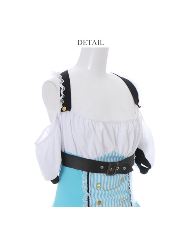 画像10: 【即日発送】【ハロウィン】メイドコスプレ4点セット（293 / STEE01）[HC03] (10)