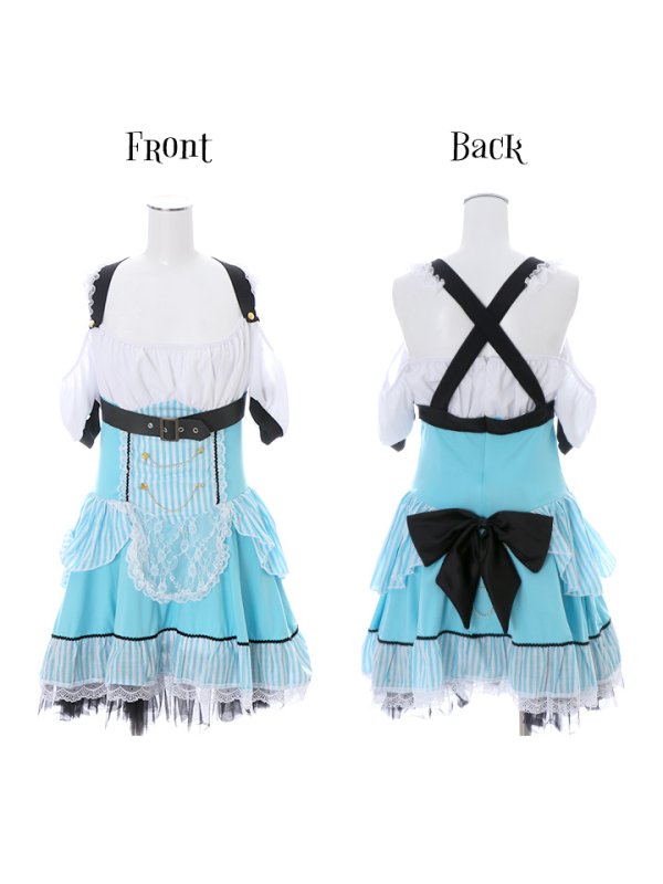 画像9: 【即日発送】【ハロウィン】メイドコスプレ4点セット（293 / STEE01）[HC03] (9)