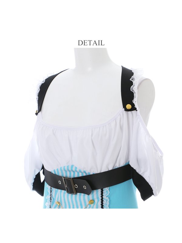 画像11: 【即日発送】【ハロウィン】メイドコスプレ4点セット（293 / STEE01）[HC03] (11)