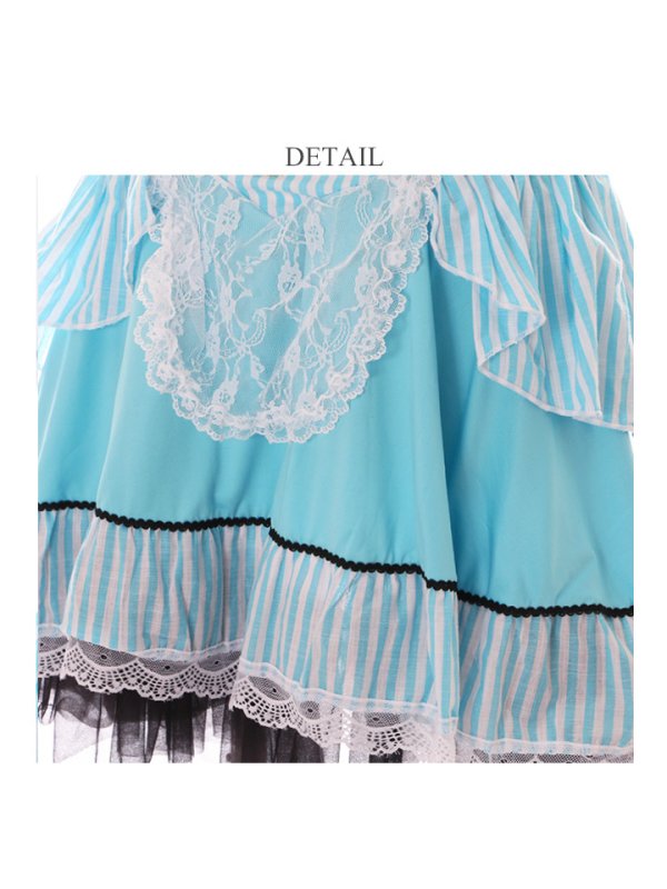 画像13: 【即日発送】【ハロウィン】メイドコスプレ4点セット（293 / STEE01）[HC03] (13)