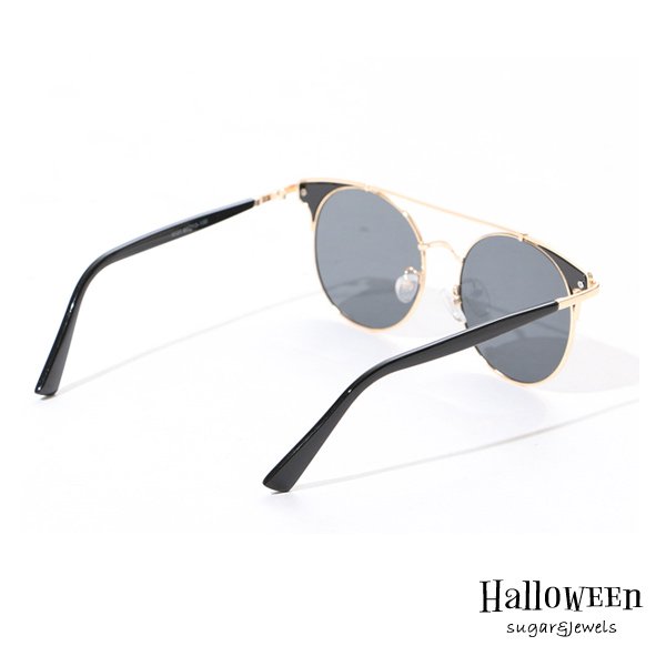 画像3: 【ハロウィンコスプレ/小物】ゴールドフレームサングラス[HC02] (3)