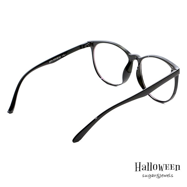 画像3: 【ハロウィンコスプレ/小物】ブラックフレーム伊達メガネ[HC03] (3)