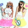 画像5: 【値下げ！】【ハロウィンコスプレ】アレンジ着こなしもOK！カラフルフリンジタンクトップ（6256SB）[YMT] (5)