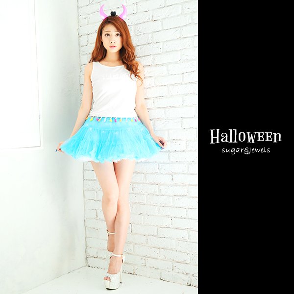 画像4: 【SALE!!】【ハロウィンコスプレ】フェスにも使えるカラフルフリンジタンクトップ[HC03] (4)