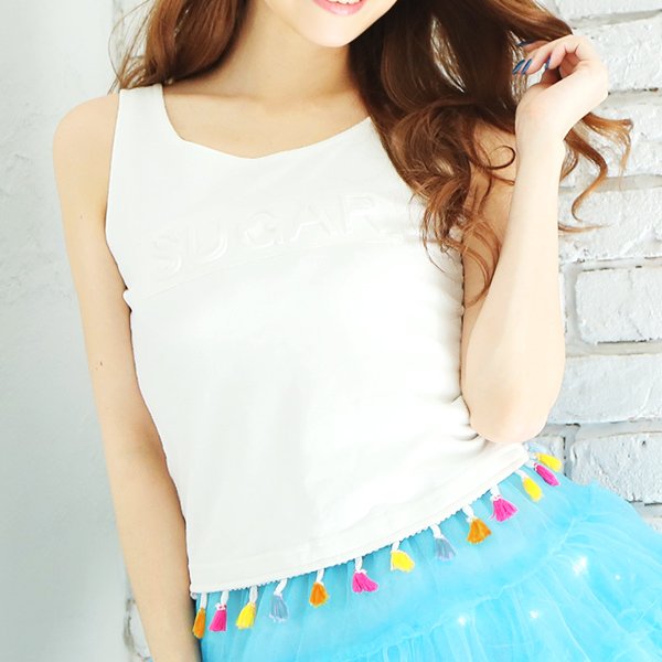 画像10: 【SALE!!】【ハロウィンコスプレ】フェスにも使えるカラフルフリンジタンクトップ[HC03] (10)