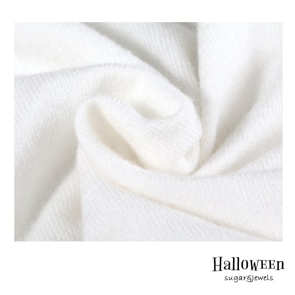 画像6: 【値下げ！】【ハロウィン/小物】ビジューデザインカーディガン[HC02] (6)