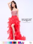 再入荷【Angel R/エンジェルアール】【17color】ビジュー/ ベア/ ショートinロング/ プリンセス / キャバドレス long/レッド