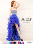 再入荷【Angel R/エンジェルアール】【17color】ビジュー/ ベア/ ショートinロング/ プリンセス / キャバドレス long/ブルー
