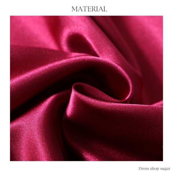 画像19: Lサイズあり【Luxe Style】ウエストの透け感で女らしいセクシーさも兼ね備えたジュエルボディアート/サテンロングドレスlong【HC03】 (19)