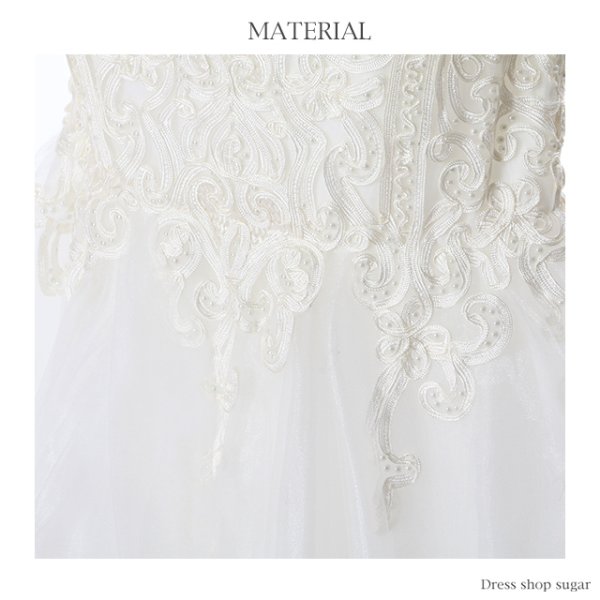 画像9: 【B品】【Lip line/リップライン】刺繍ビジュー/ベア/マーメイド/キャバドレスlongBBB[OF05] (9)