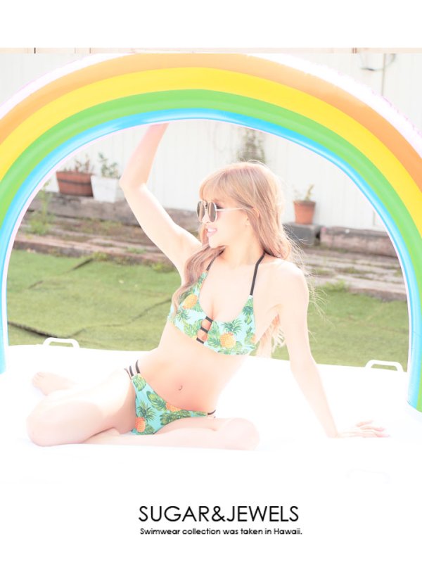 画像3: 【即日発送】【ビキニ】【水着小物：浮き輪】レインボーフロート (3)