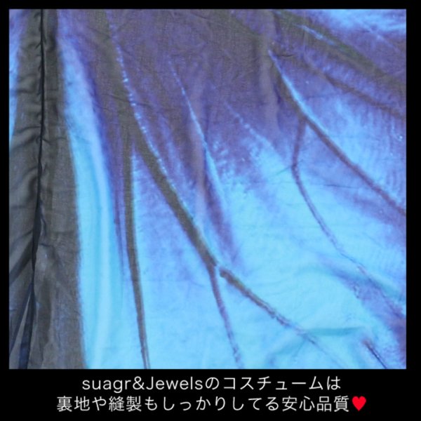 画像12: 【SALE!!】【ハロウィン】フェスにもオススメ！インスタ映え確実な蝶々コスプレ【フリーサイズ/2カラー】（S709OMBRE BxP_BxBL）[HC03] (12)