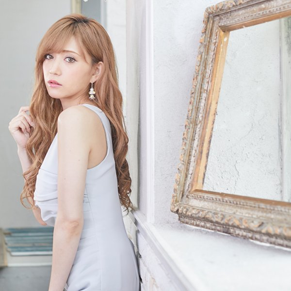 画像4: 【アクセサリー：ピアス】【ERUKEI】パールxオーロラクリスタルビジューピアス[OF02-U] (4)